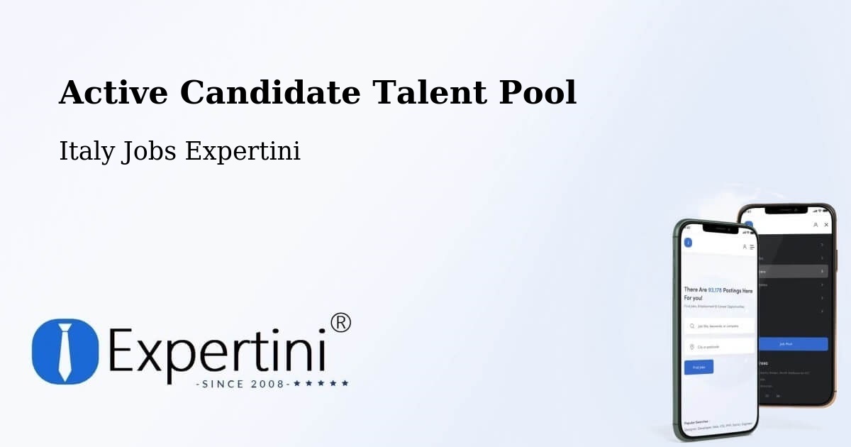 Active Candidate Talent Pool – Alghero - Italy Jobs Expertini