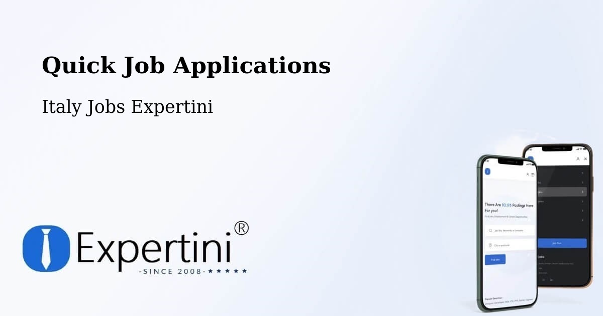 Quick Apply Feature – Alghero - Italy Jobs Expertini